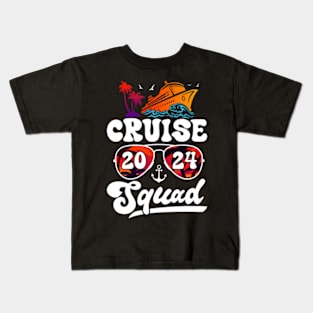 Cruise Outfits for Women 2024 Family Cruise Squad Matching Kids T-Shirt